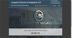 Desktop Screenshot of langstonsecurity.com