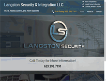 Tablet Screenshot of langstonsecurity.com